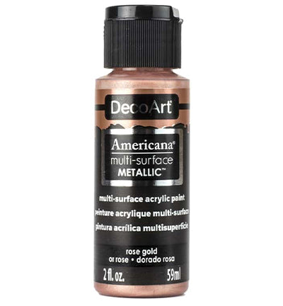Americana Multi-surface Acrylics Metallics Rose Gold