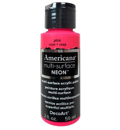 Americana Multi-surface Acrylics Neon Pink