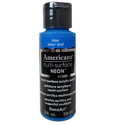 Americana Multi-surface Acrylics Neon Blue