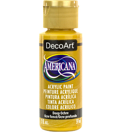 DecoArt Americana Acrylics – Deep Ochre 59ml