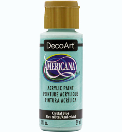 DecoArt Americana Acrylics – Crystal Blue 59ml