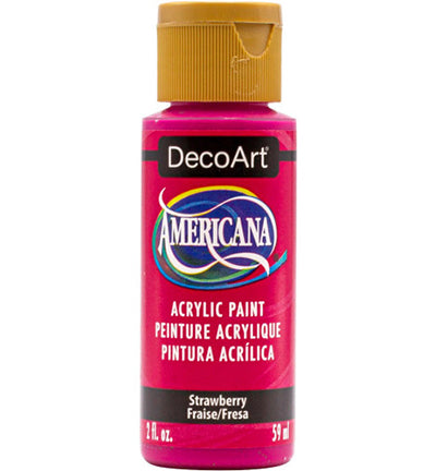 DecoArt Americana Acrylics – Strawberry 59ml