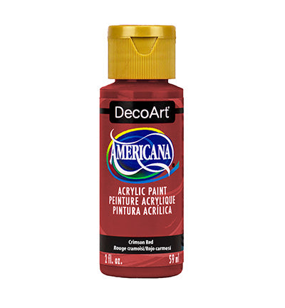 DecoArt Americana Acrylics – Crimson Red 59ml