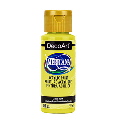 DecoArt Americana Acrylics – Lemon Burst 59ml