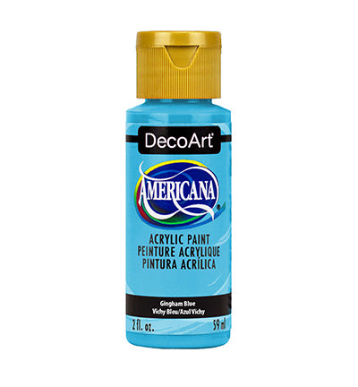 DecoArt Americana Acrylics – Gingham Blue 59ml