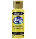 DecoArt Americana Acrylics – Yuzu Yellow 59ml