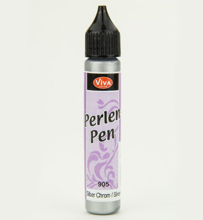 Perlen Pen Zilver chroom