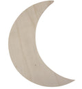 Houten maan 27,5 cm