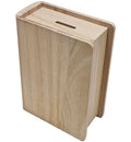 Spaarpot boekvorm L 14,8 CM x B 20,1 CM x D 7,1 CM