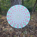 Handgeschilderde Mandala – Axolotl (60 cm)